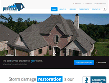 Tablet Screenshot of pinnaclehomeexteriors.com